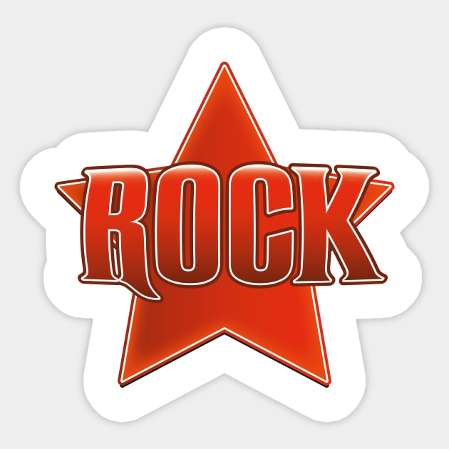 Rock Star Sticker by nickemporium1